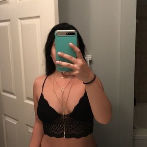 Layered gold necklace